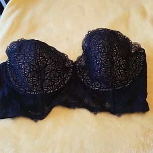 Beautiful black Victoria secret strapless